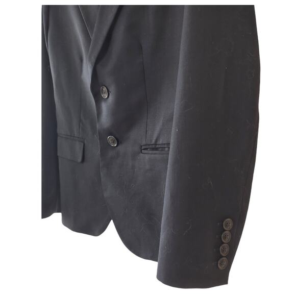 ZARA Boys Jacket Single Breasted Blazer Kids Childs School Uniform Coat Sz 9/10 - Picture 4 of 10